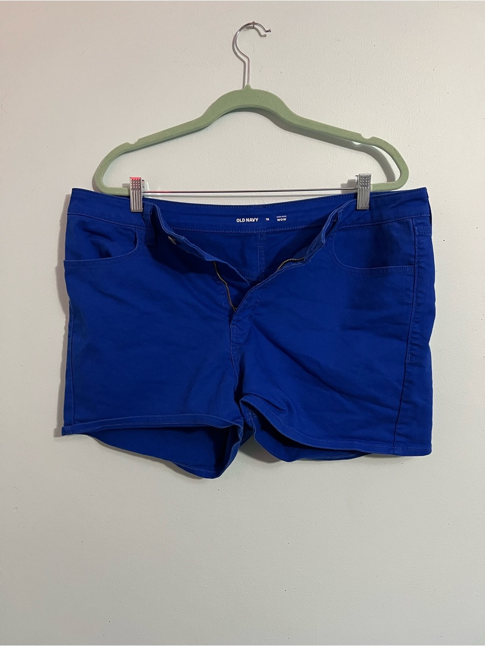 Old Navy Women's Bright Blue Stretch Jean Shorts